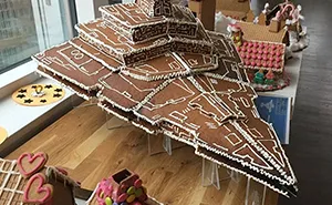 This Giant Gingerbread Imperial Star Destroyer Just Put All Gingerbreads To Shame