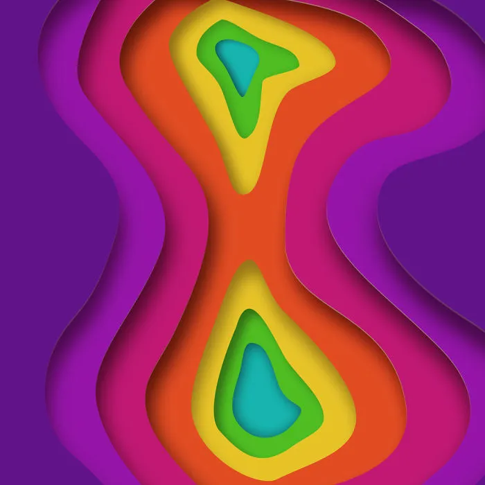 I Create Colorful Digital Paintings That Look Like Paper Cut Art