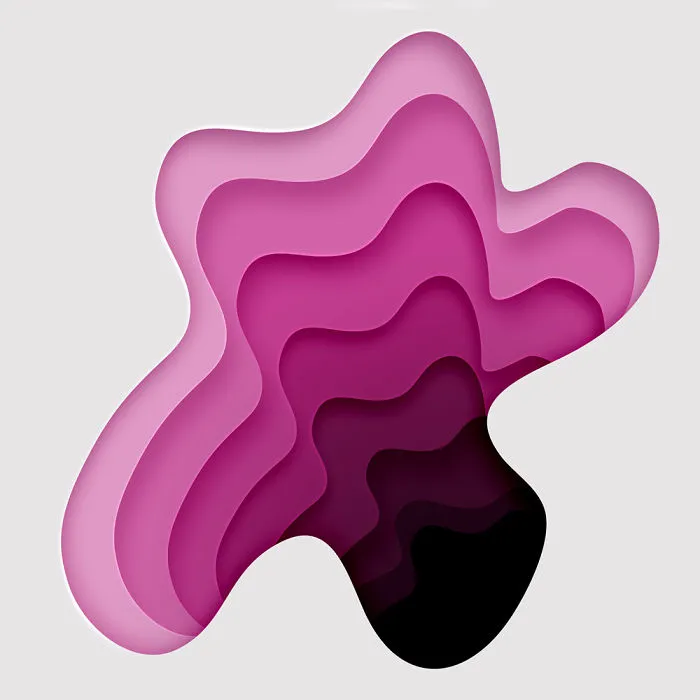 I Create Colorful Digital Paintings That Look Like Paper Cut Art