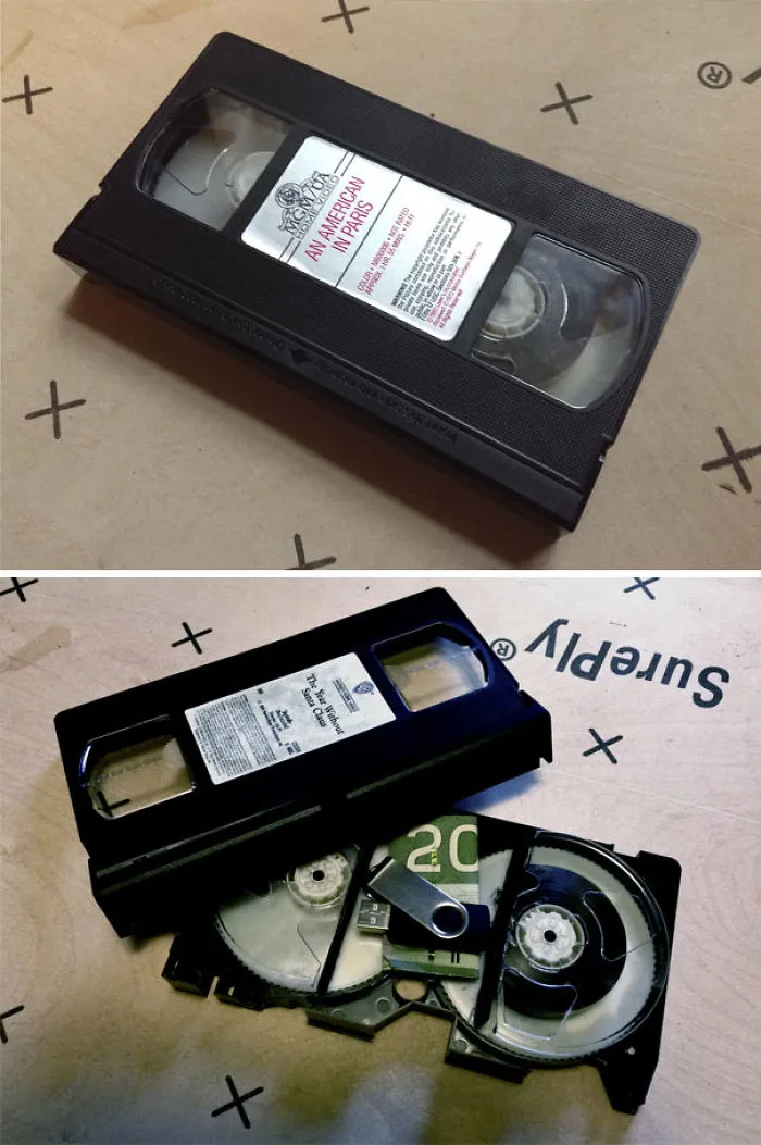 VHS Tape Secret Compartment