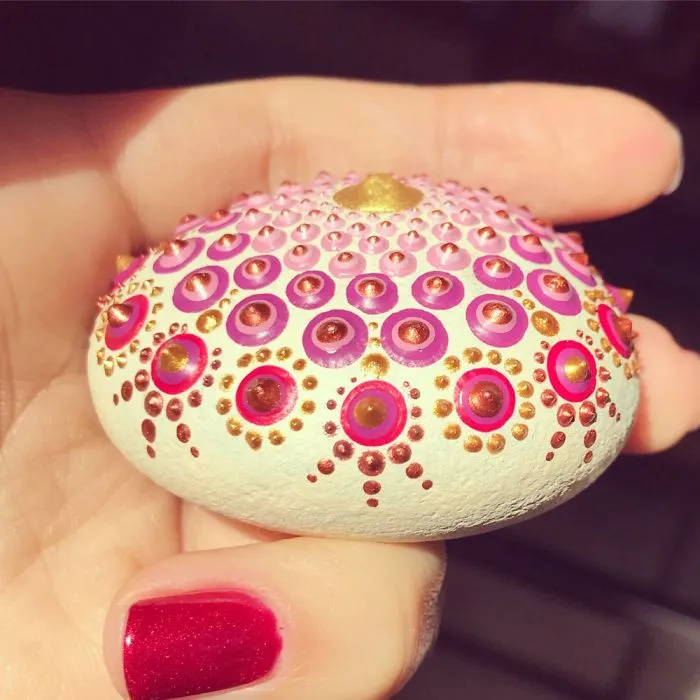 Tactile Art: I Create 3D Mandala Stones