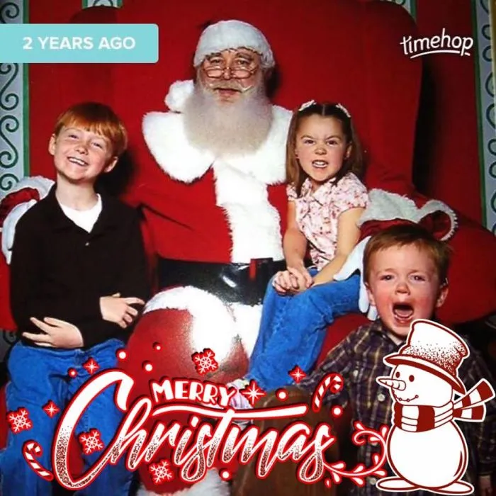 My Cousins Family Christmas Card (Circa 2 Years Ago, Hence The Fb Notation)!   Love This!!!