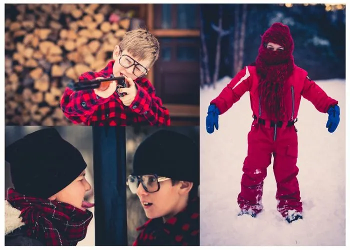 Recreated “A Christmas Story” With My Wife’s Younger Brothers.