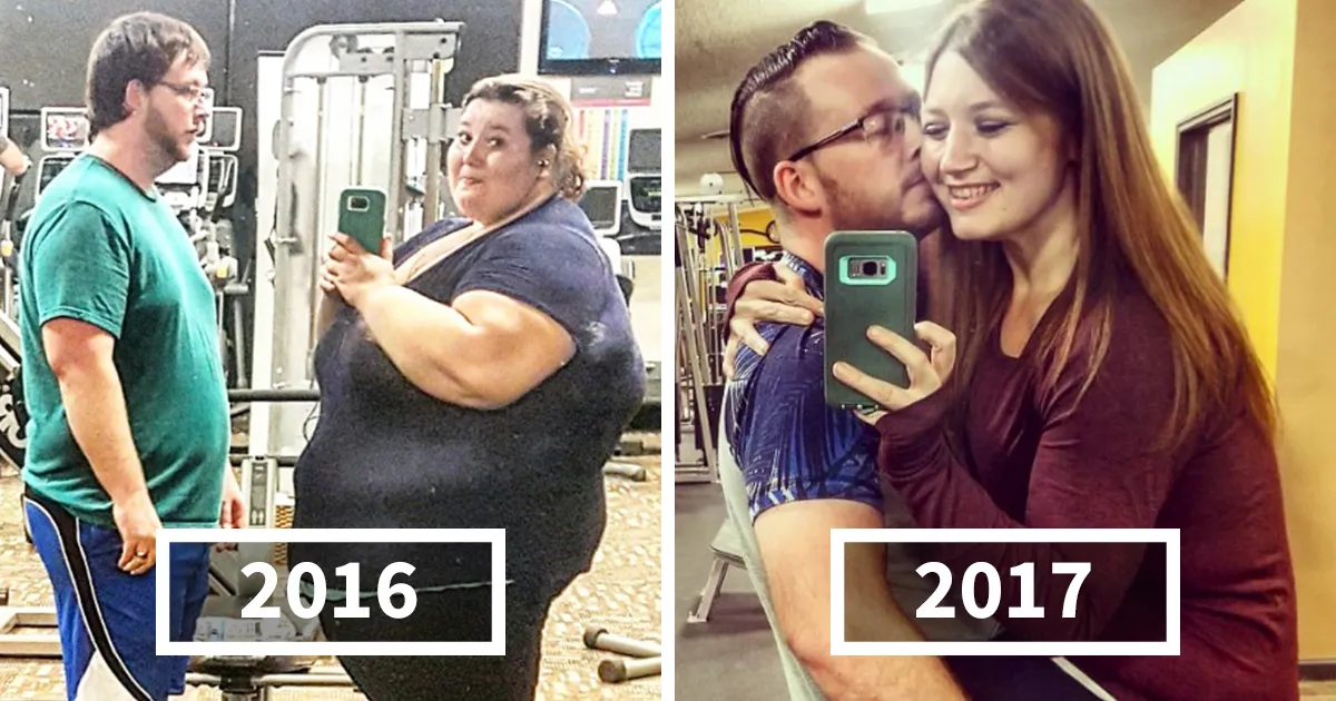 Una mujer que solía pesar casi 230 kg recrea sus fotos antiguas, y es difícil creer que se trata de la misma persona