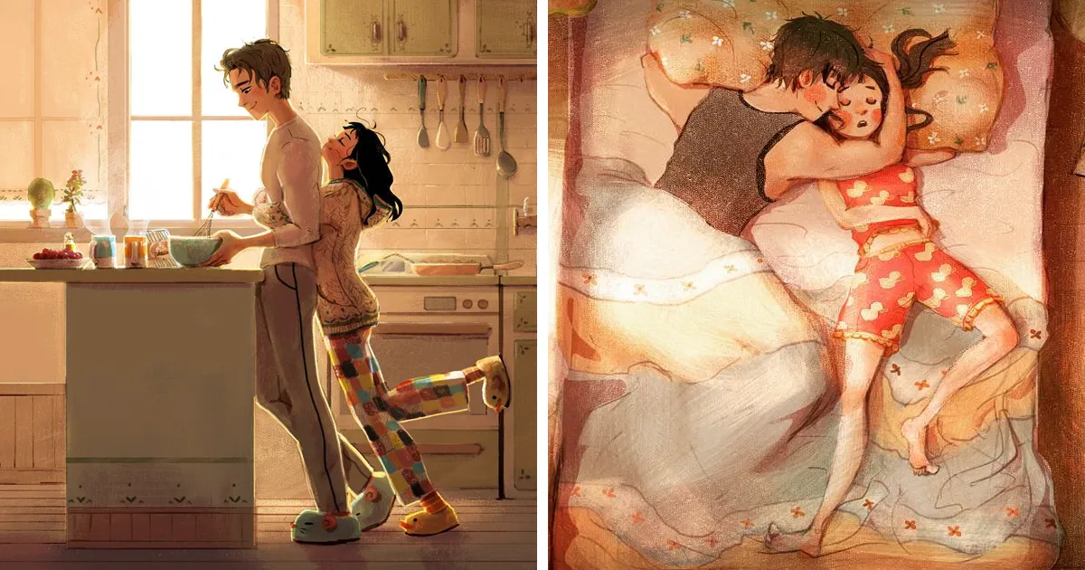 7 Tiernas ilustraciones que muestran el amor en las pequeñas cosas