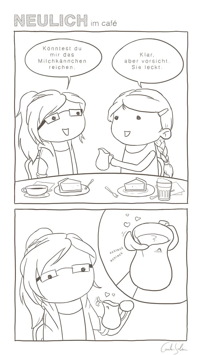 In A Café