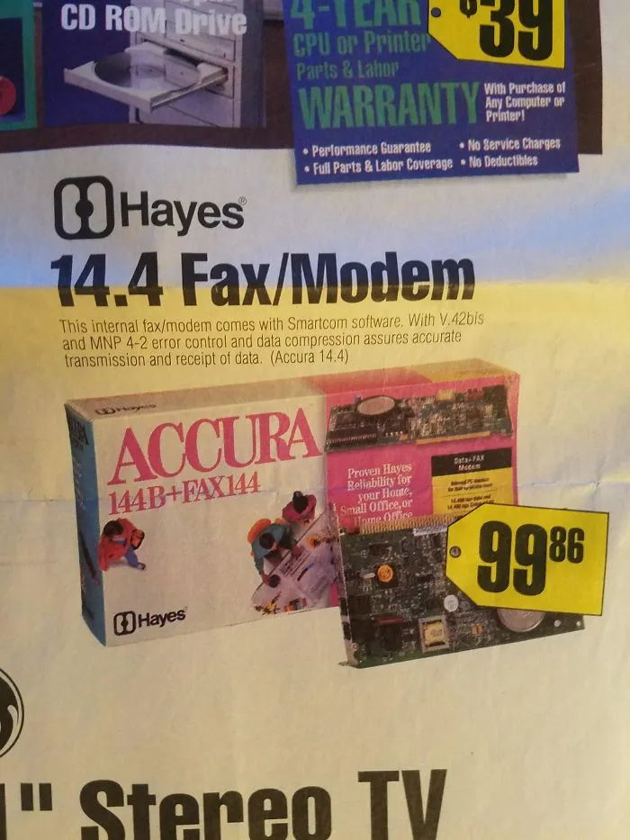 Best Buy Flyer From 1994 Shows The Hottest Technology From Days Gone By, And It's Hilarious Now