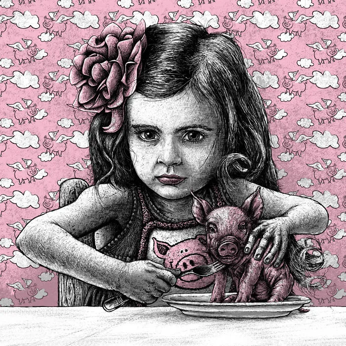 Human Animals By German Animal Rights Artist Roland Straller