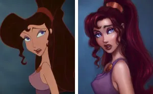 Illustrator Repaints Disney And Other Cartoon Characters In Her Unique Style, And They Look Better Than Original
