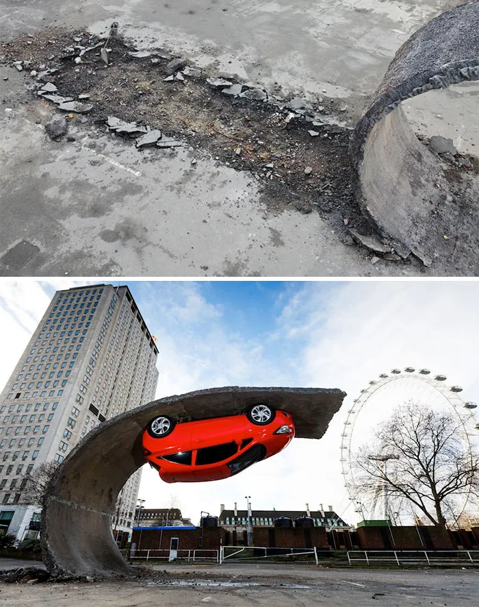 Levántate Y Recobra La Compostura, Alex Chinneck