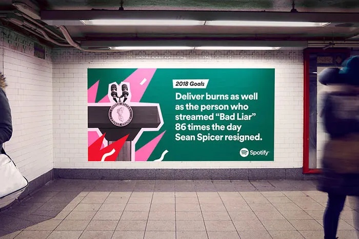 Spotify Reveals Its Users’ Most Embarrassing Listening Habits For 2017 On Giant Billboards, And It's Even Funnier Than Last Year