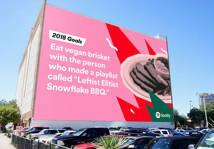 Spotify Reveals Its Users’ Most Embarrassing Listening Habits For 2017 On Giant Billboards, And It's Even Funnier Than Last Year