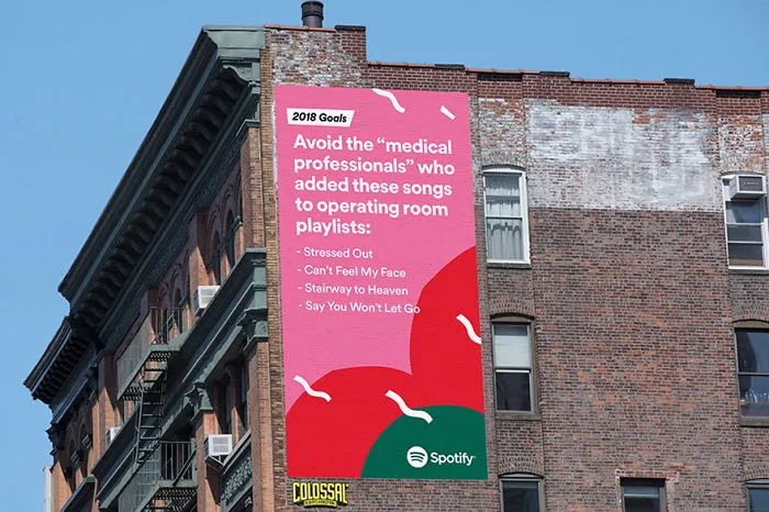 Spotify Reveals Its Users’ Most Embarrassing Listening Habits For 2017 On Giant Billboards, And It's Even Funnier Than Last Year