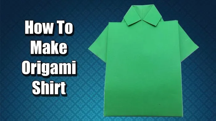 How To Make Origami Shirt - Easy Paper Shirt Making Tutorial