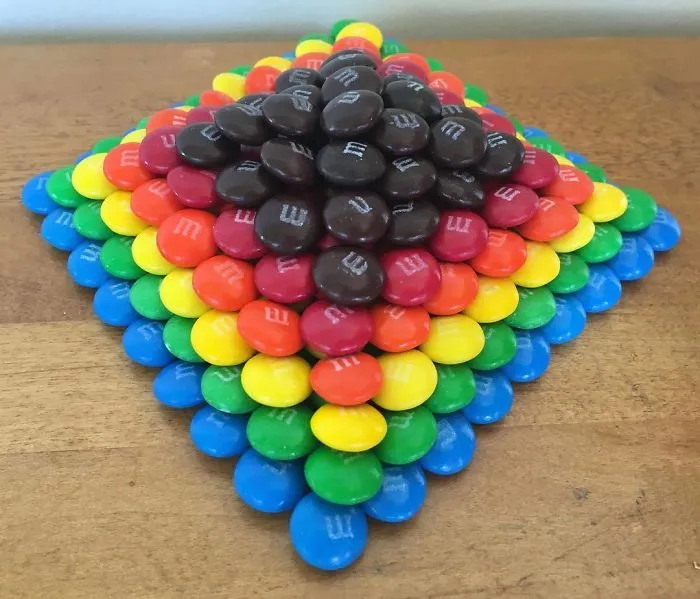 This Pyramid Of M&ms