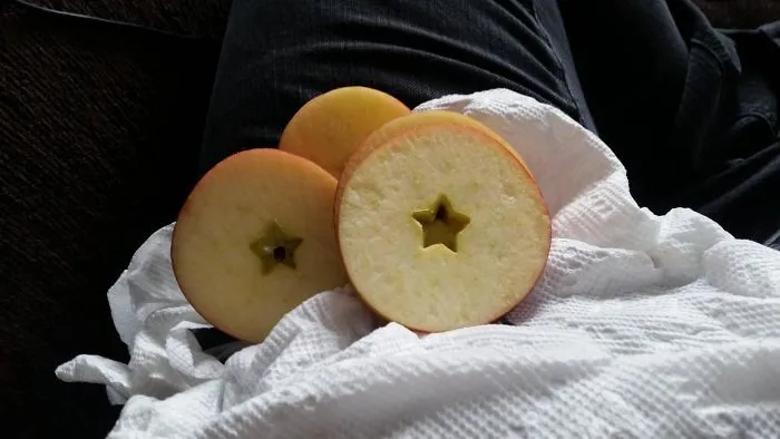When I Sliced My Apple It Had Perfect Stars At Its Core