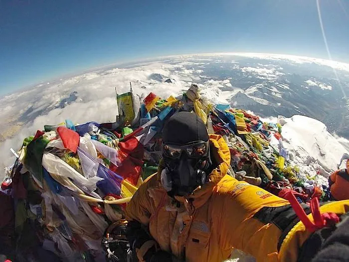 La cima del Everest