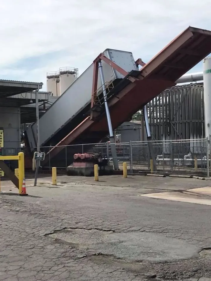 This Is How They Unload Potato Trailers At Frito-Lay