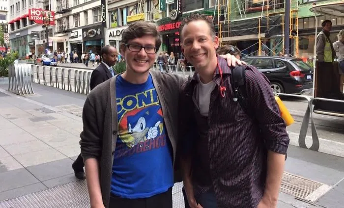 Got Stopped On The Streets Of Downtown San Francisco For Wearing An Old School Sonic The Hedgehog Shirt By The Voice Of Video Game Sonic Himself (Ryan Drummond)!