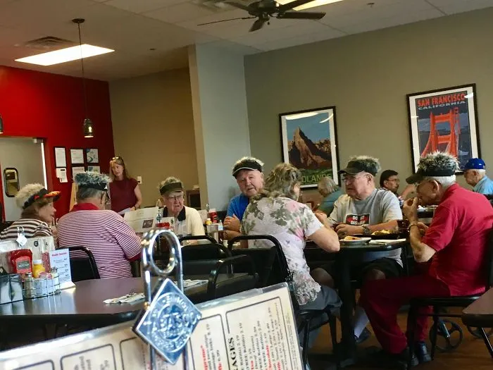 Accidentally Stumbled Into A Guy Fieri Fan Club Meeting During Breakfast