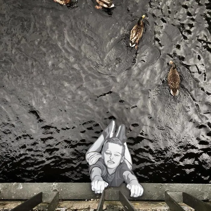 Artist Leaves Tiny Wooden Figures Around The City For People To Find