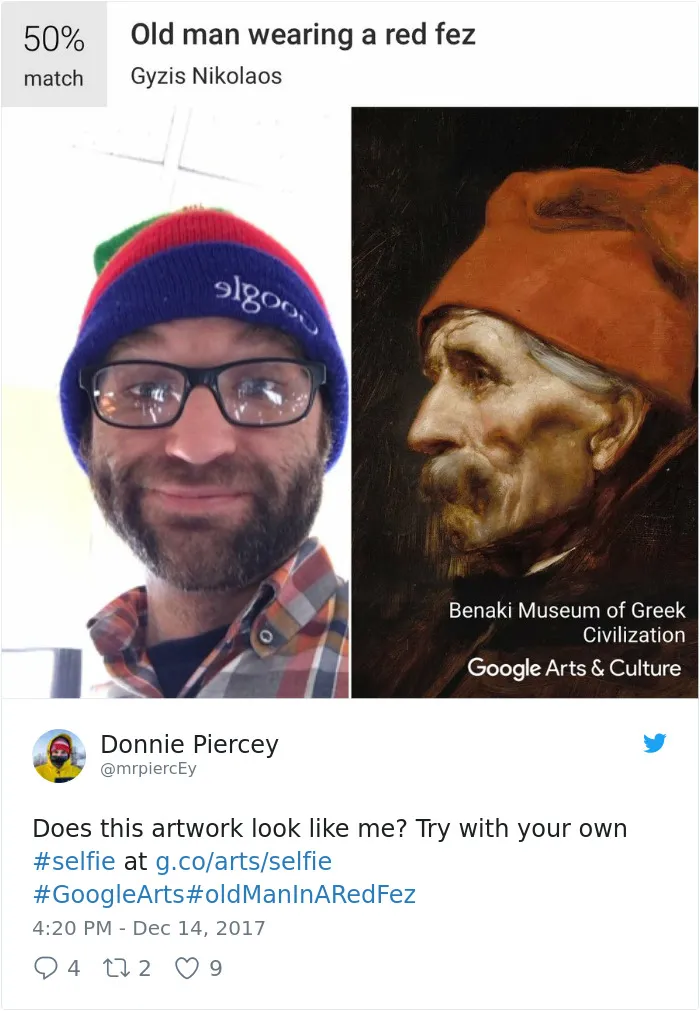New Google App Finds Your Museum Doppelganger But Not Everyone Is Loving The Results