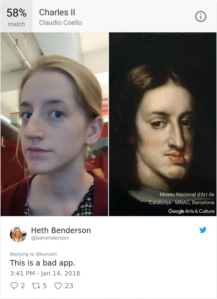 New Google App Finds Your Museum Doppelganger But Not Everyone Is Loving The Results