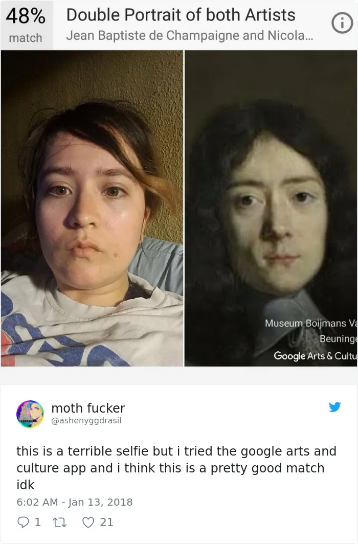 New Google App Finds Your Museum Doppelganger But Not Everyone Is Loving The Results