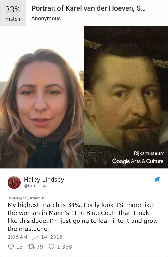 New Google App Finds Your Museum Doppelganger But Not Everyone Is Loving The Results