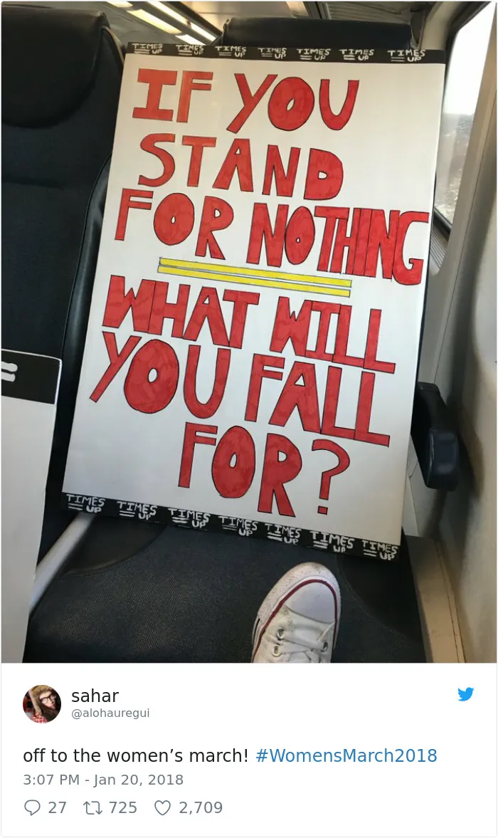 70 Of The Best Signs From The 2018 Women’s March