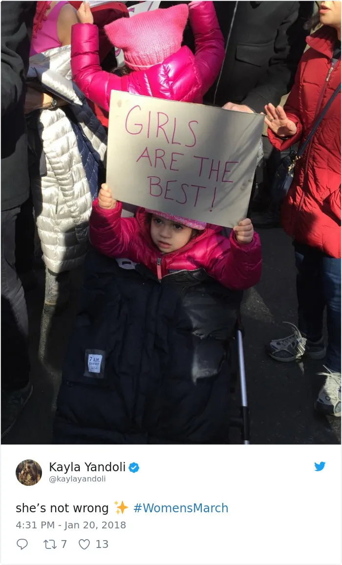 70 Of The Best Signs From The 2018 Women’s March