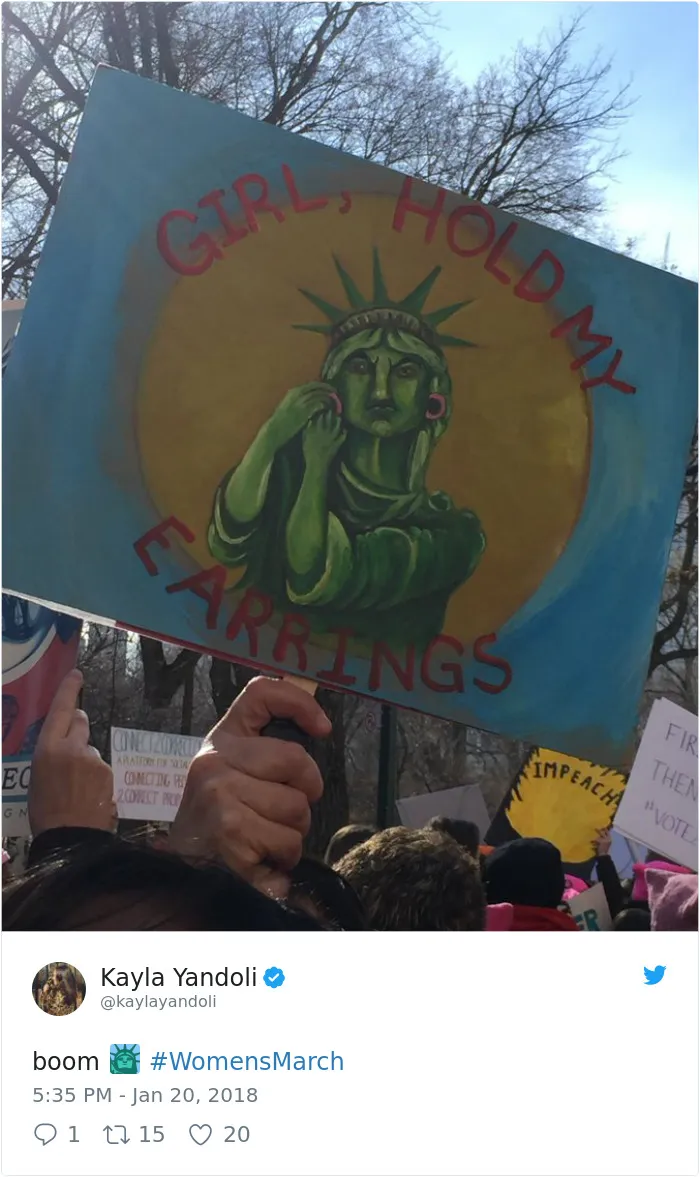 70 Of The Best Signs From The 2018 Women’s March