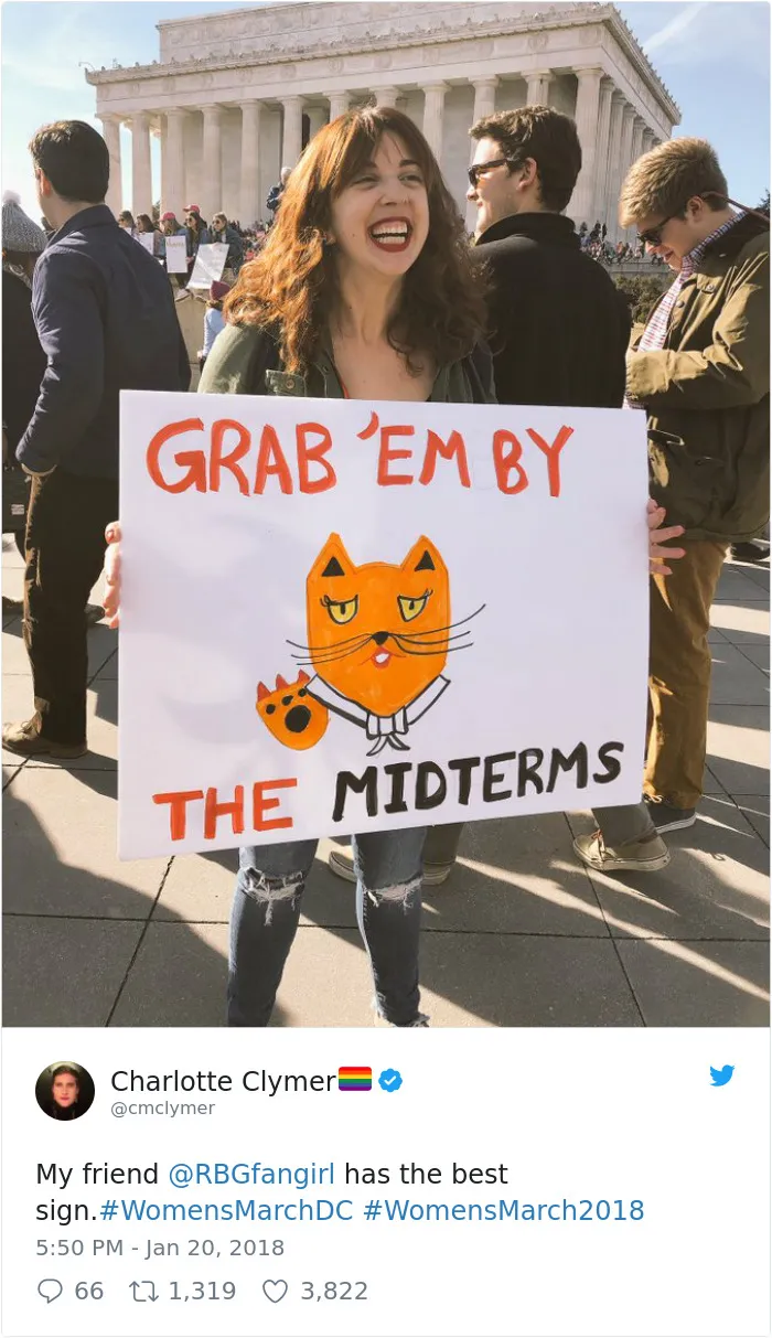 70 Of The Best Signs From The 2018 Women’s March