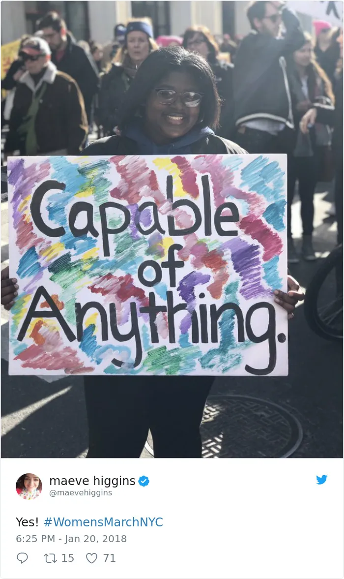 70 Of The Best Signs From The 2018 Women’s March