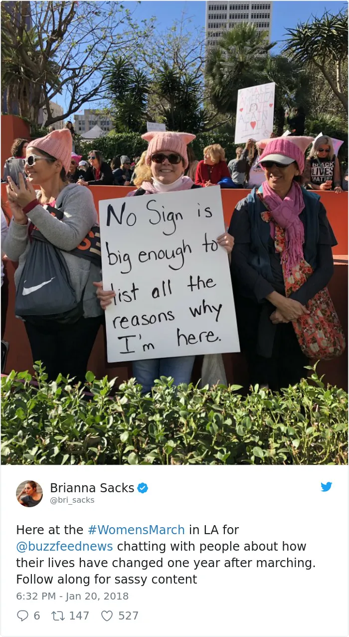 70 Of The Best Signs From The 2018 Women’s March
