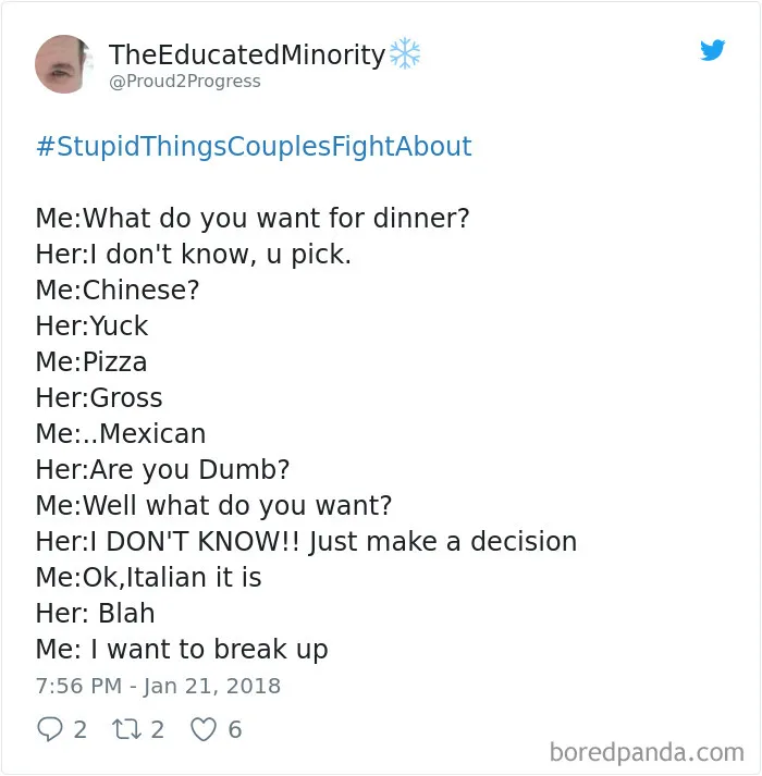What. Do. You. Want?