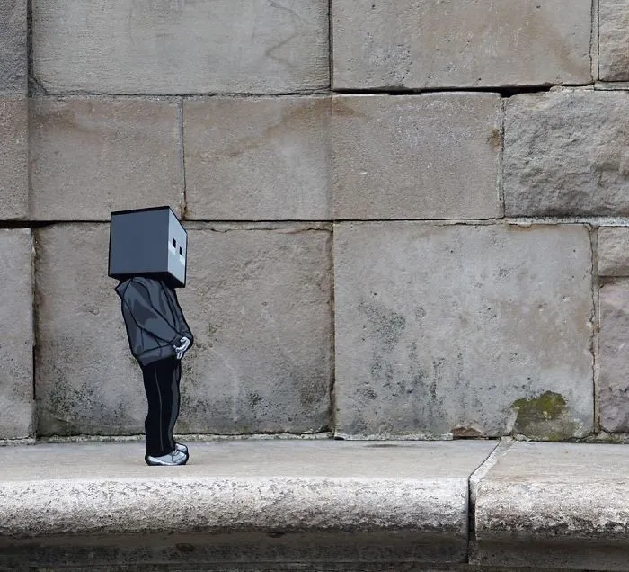 Artist Leaves Tiny Wooden Figures Around The City For People To Find