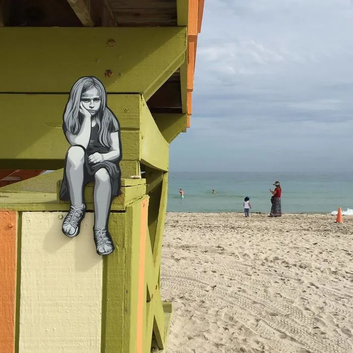Artist Leaves Tiny Wooden Figures Around The City For People To Find