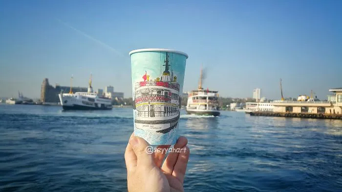 You Breathe Fascinating Atmosphere Of Bosphorus With A Ferry.