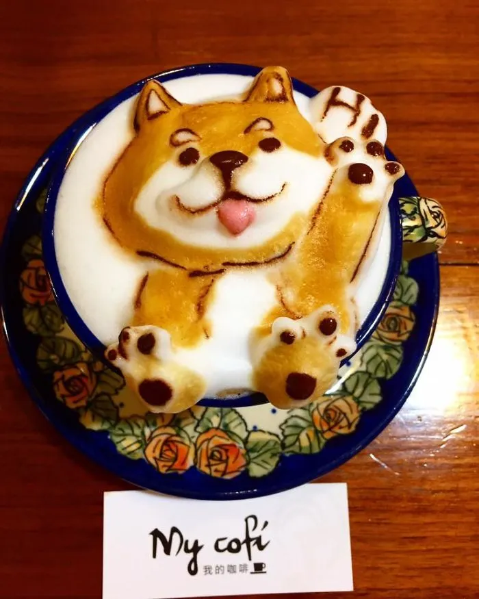 Coffee Artist Creates Impressive 3D Latte Art And It's Too Cute To Drink