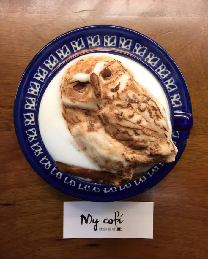 Coffee Artist Creates Impressive 3D Latte Art And It's Too Cute To Drink