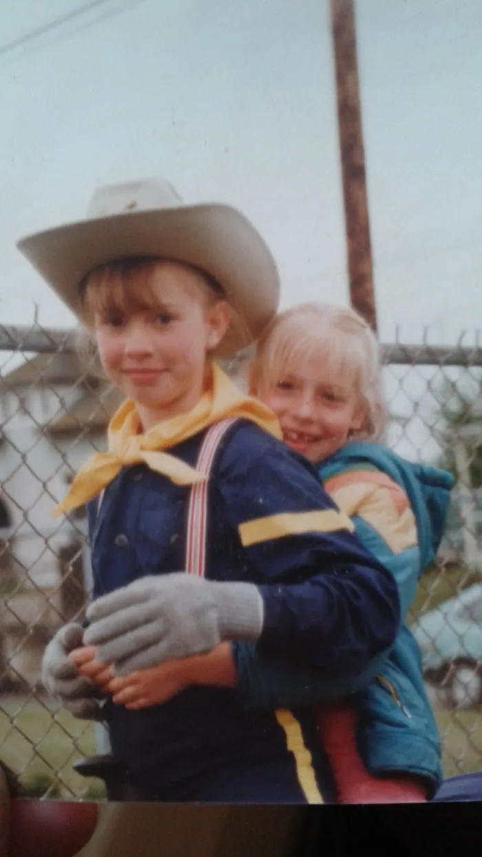 1979-Ish. My Big Sister And Me. I Was So Excited That She Was Riding Her Horse In The Parade. Our Parents Made Her Let Me Up There. She Was Not Impressed!