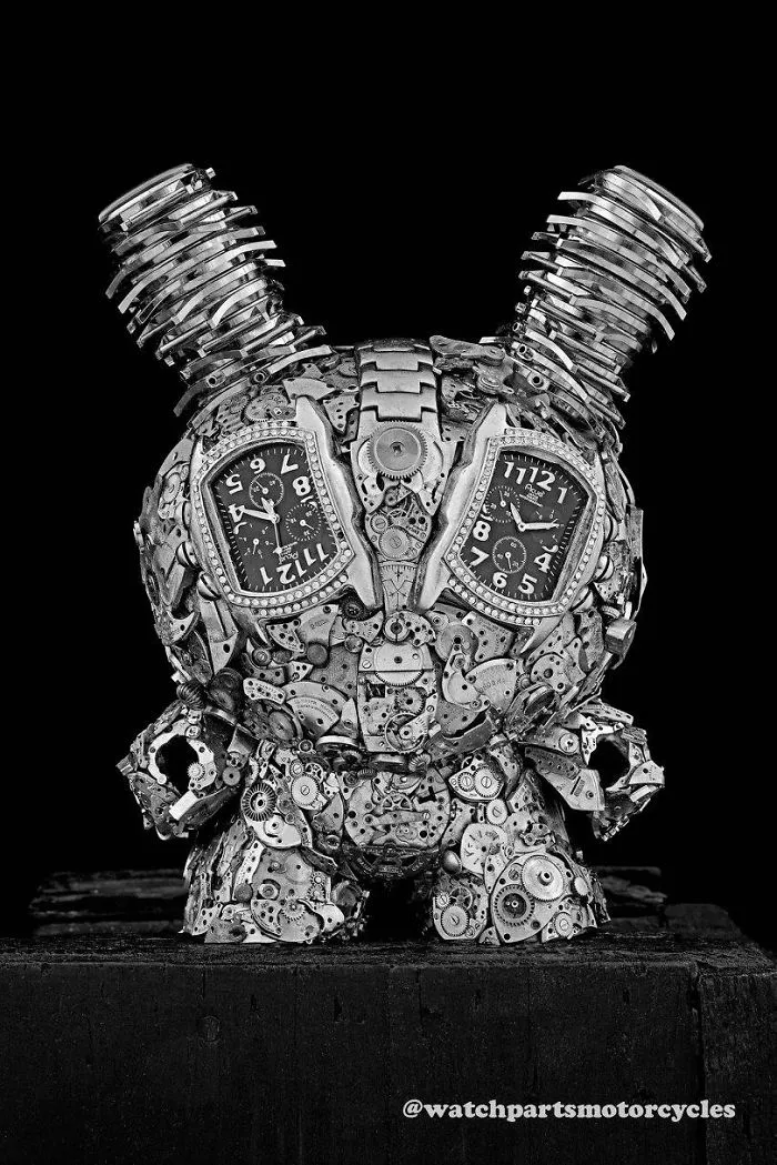 I Turn Old Watches Into Steampunk Sculptures