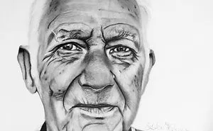 Realistic Graphite Pencil Portrait Drawing