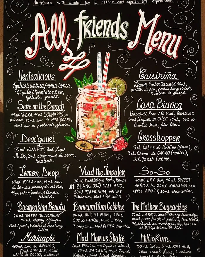 A Gift For A Friend Birthday... Renamed Cocktails!