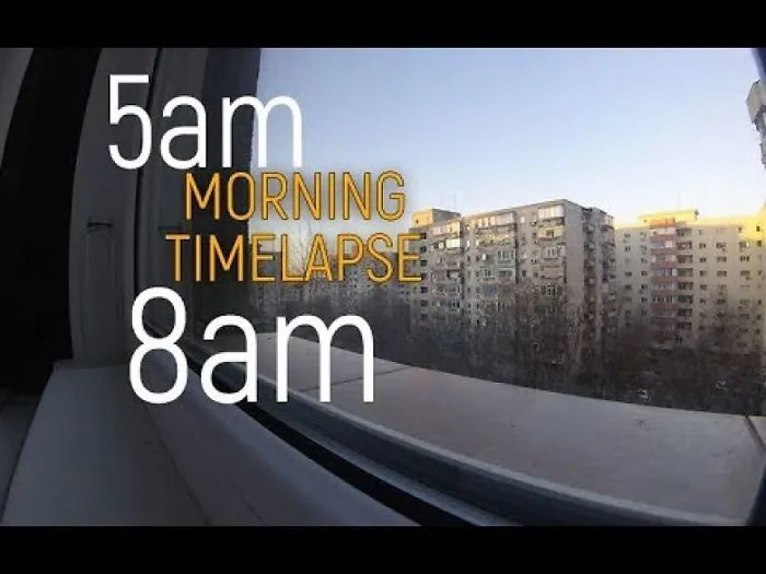 This Is The First Timelapse With My Sport Camera! 5am To 8am - 5 Sec/frame. Enjoy!