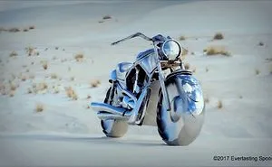 Motorcycle Sculptures Made With Only Spoons