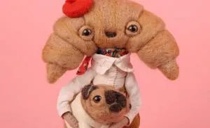 You Will Surely Want To Have A-Meet The Friendly Animals Made In Felt By The Artist Cat Rabbit