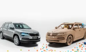 Lazerian Creates Cardboard Car For Skoda