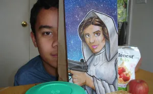 My Son Was Shy So I Started Decorating His Lunch Bags To Help Him Break The Ice At School